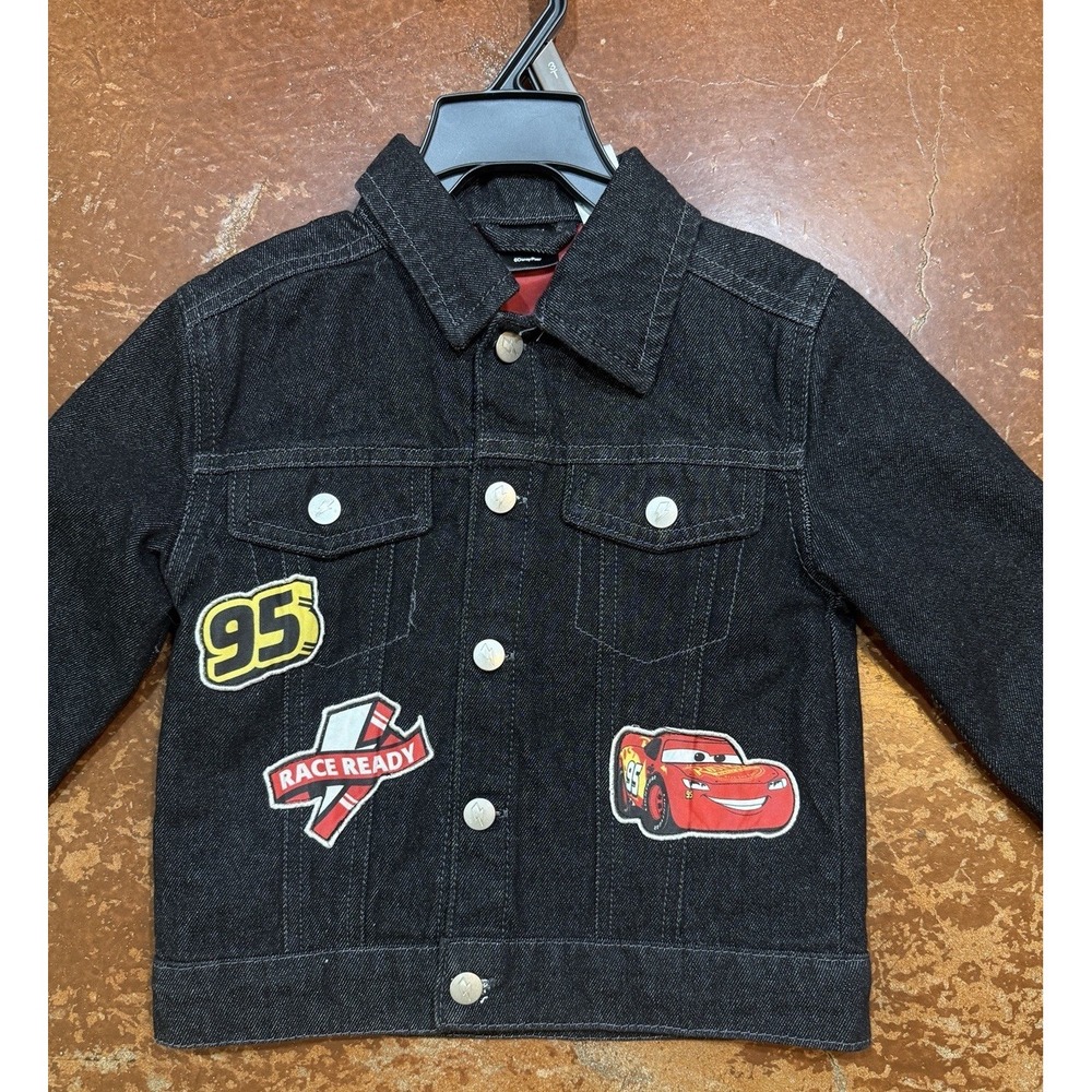 Disney Pixar Cars Lightning McQueen Oversized Jacket Size 3T NWOT